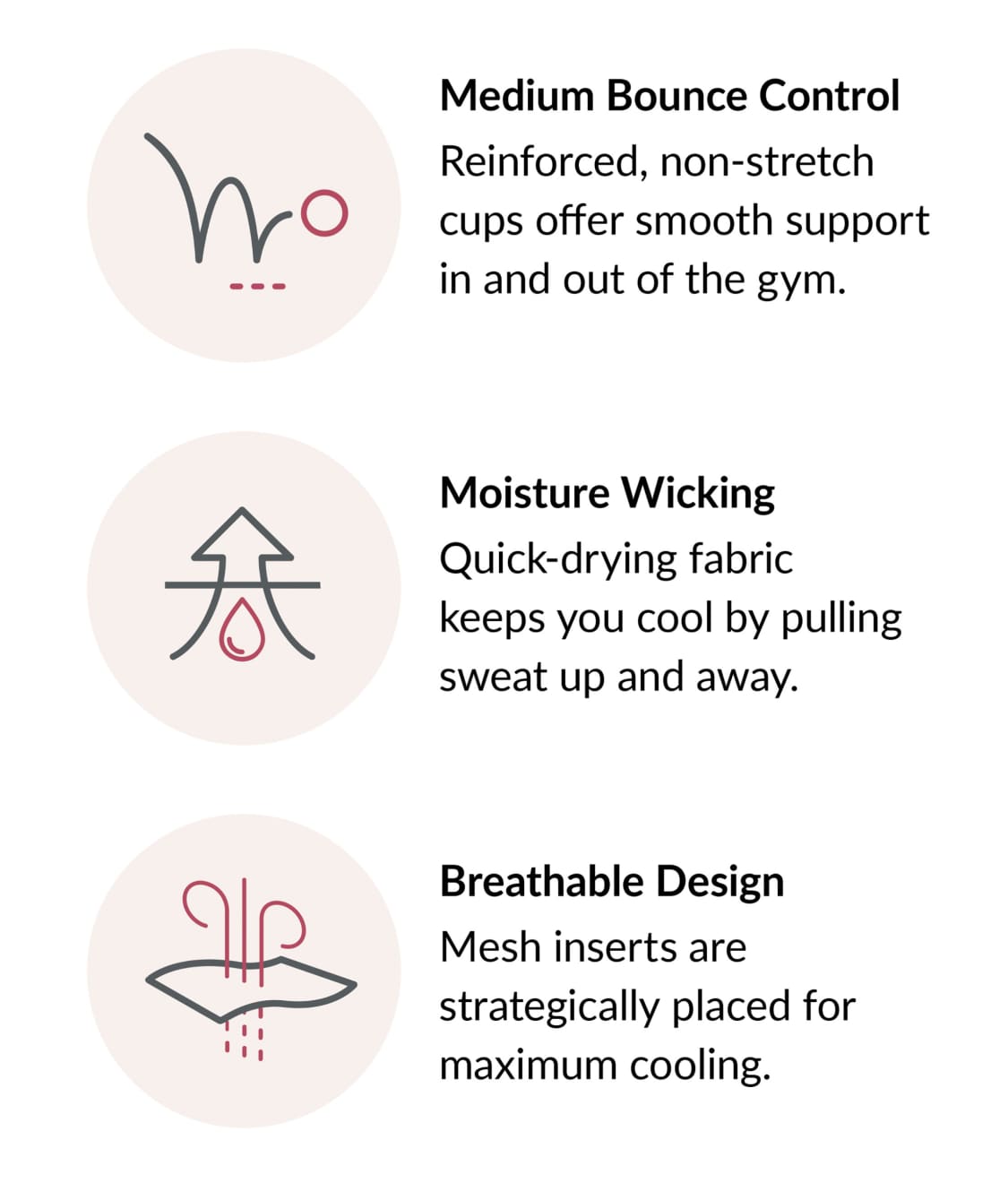 No-Sweat Mesh Wire-Free Sports Bra