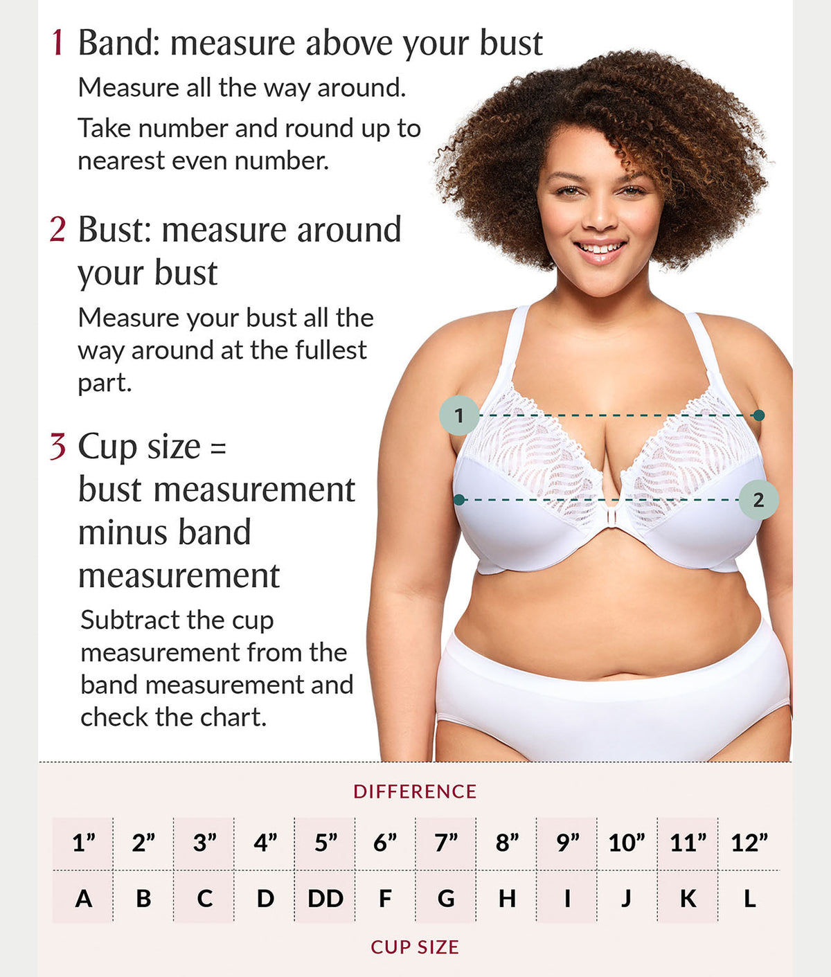 WonderWire Front-Close Cotton Bra