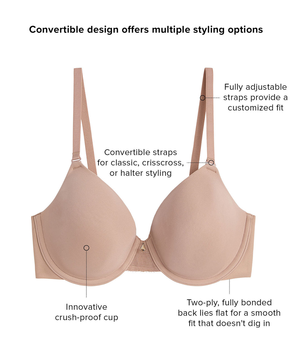 Go Anywear T-Shirt Bra