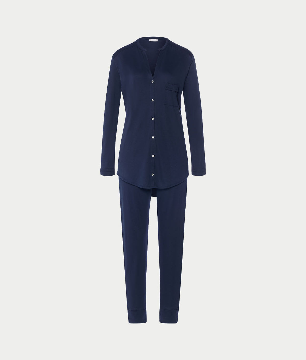 Pure Essence Button Front Soft Cotton Pajama Set