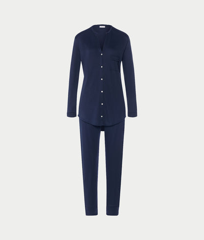Pure Essence Button Front Soft Cotton Pajama Set