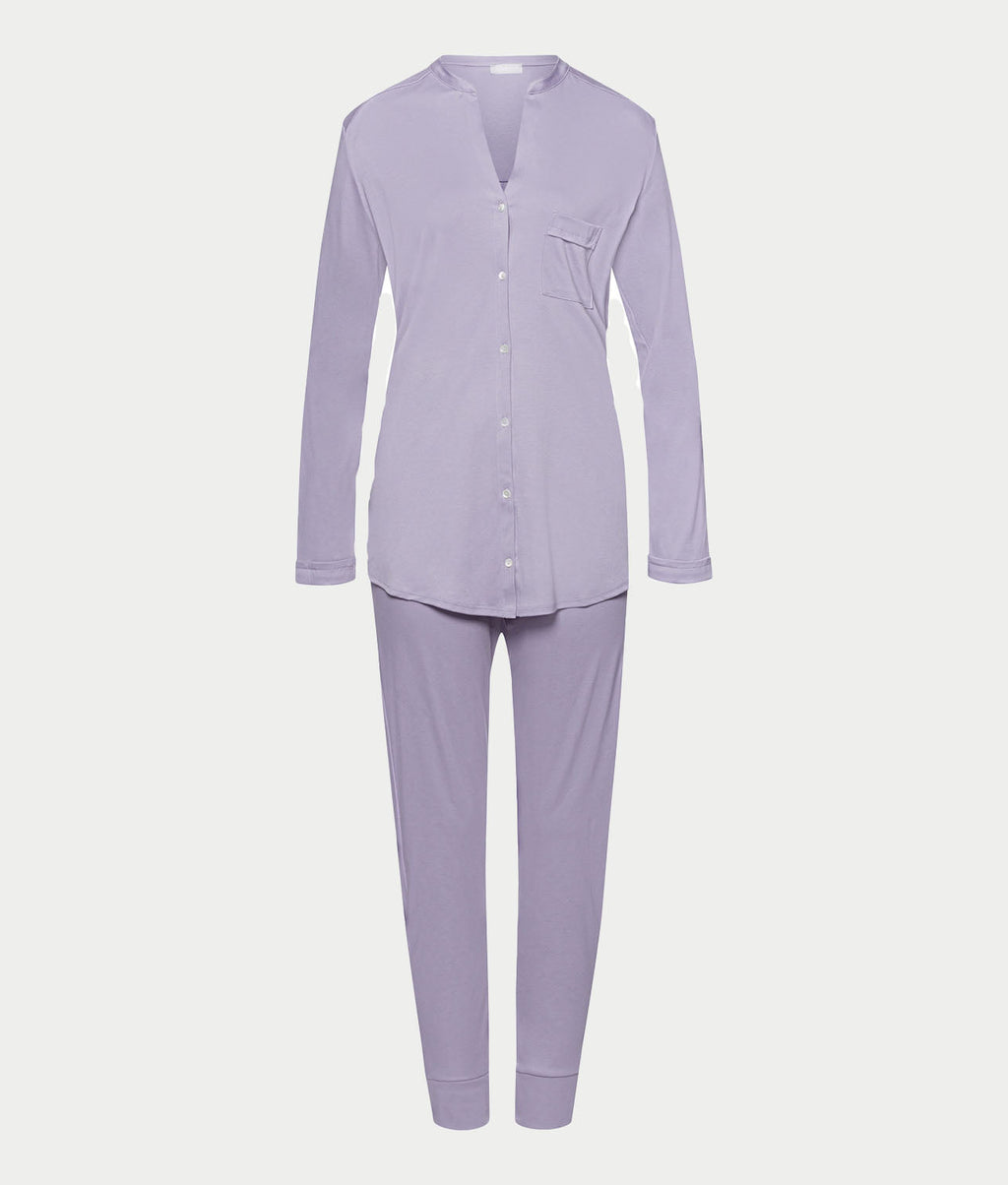 Pure Essence Button Front Soft Cotton Pajama Set