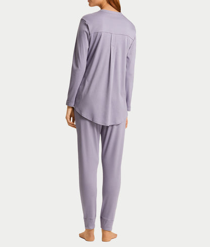 Pure Essence Button Front Soft Cotton Pajama Set