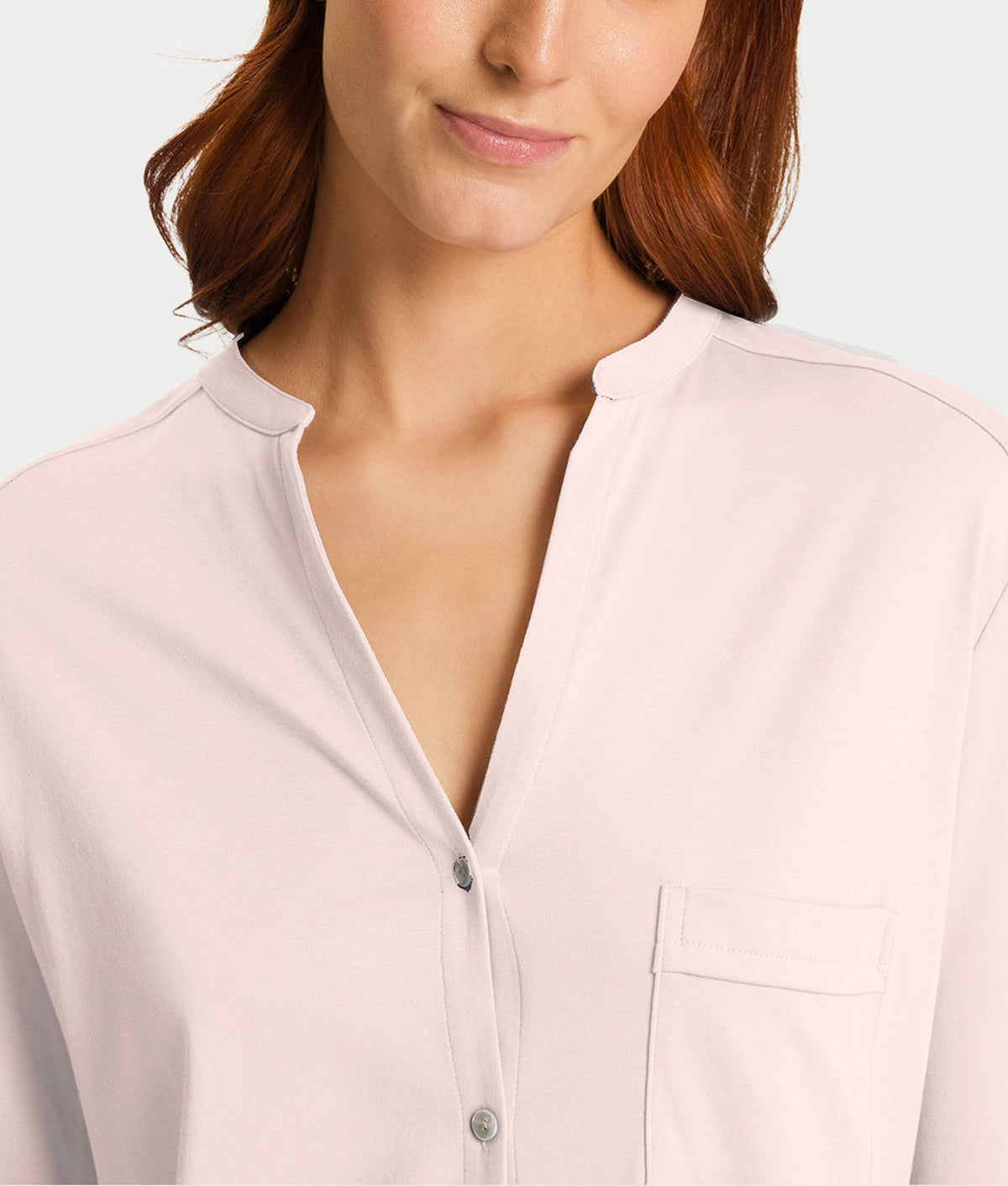 Pure Essence Button Front Soft Cotton Pajama Set