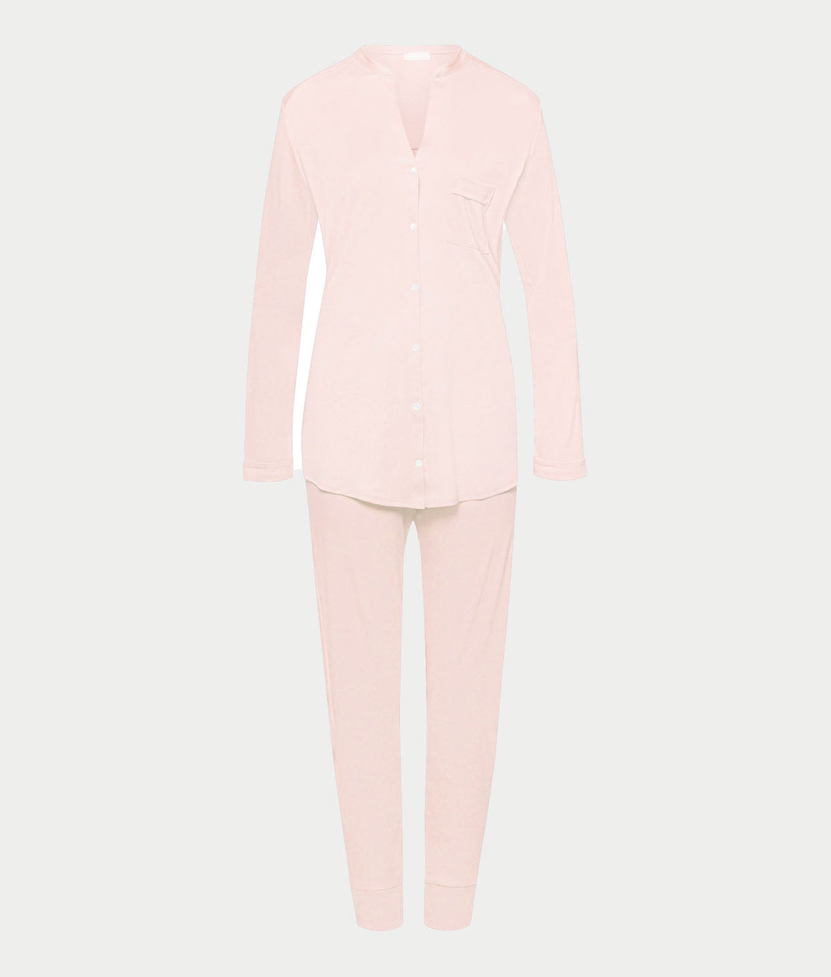 Pure Essence Button Front Soft Cotton Pajama Set