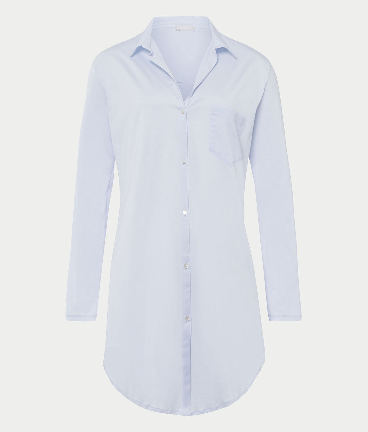Cotton Deluxe Button-Front Sleep Shirt