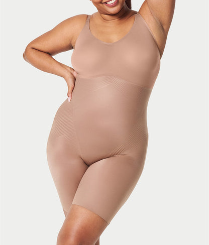 Thinstincts 2.0 Closed Bust Mid-Thigh Bodysuit