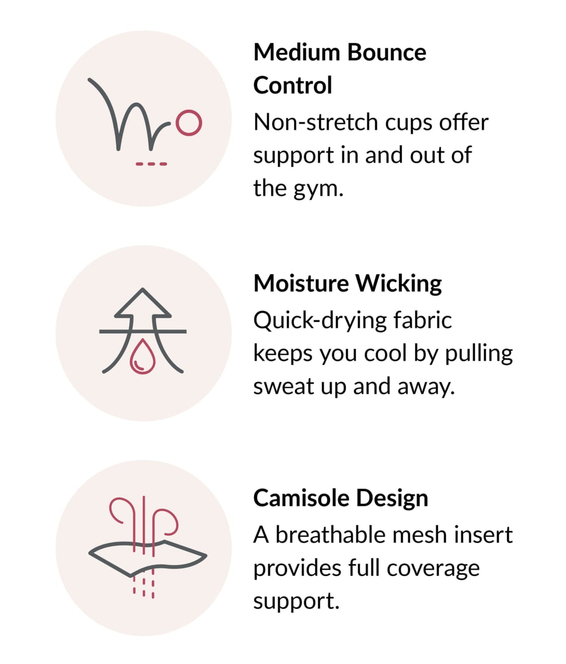 No-Bounce Cami Wire-Free Sports Bra