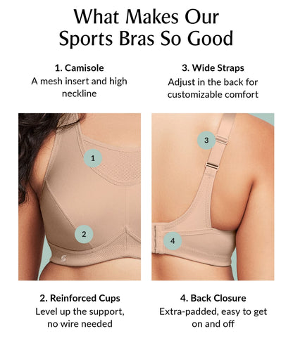 No-Bounce Cami Wire-Free Sports Bra