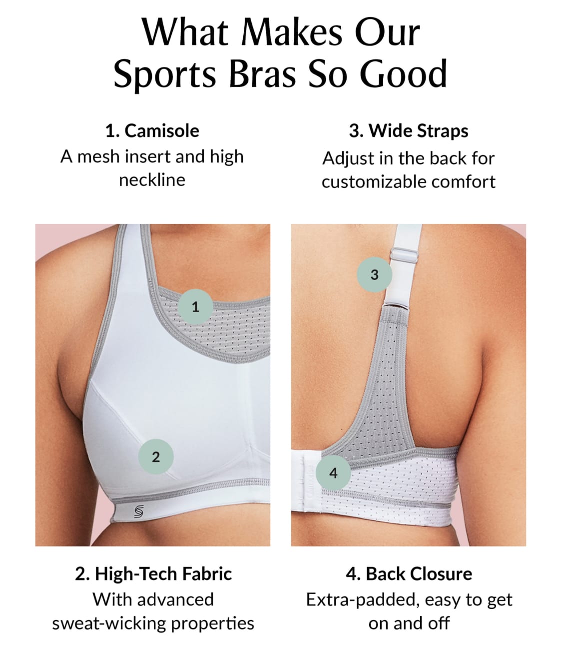 No-Bounce Cami Elite Wire-Free Sports Bra