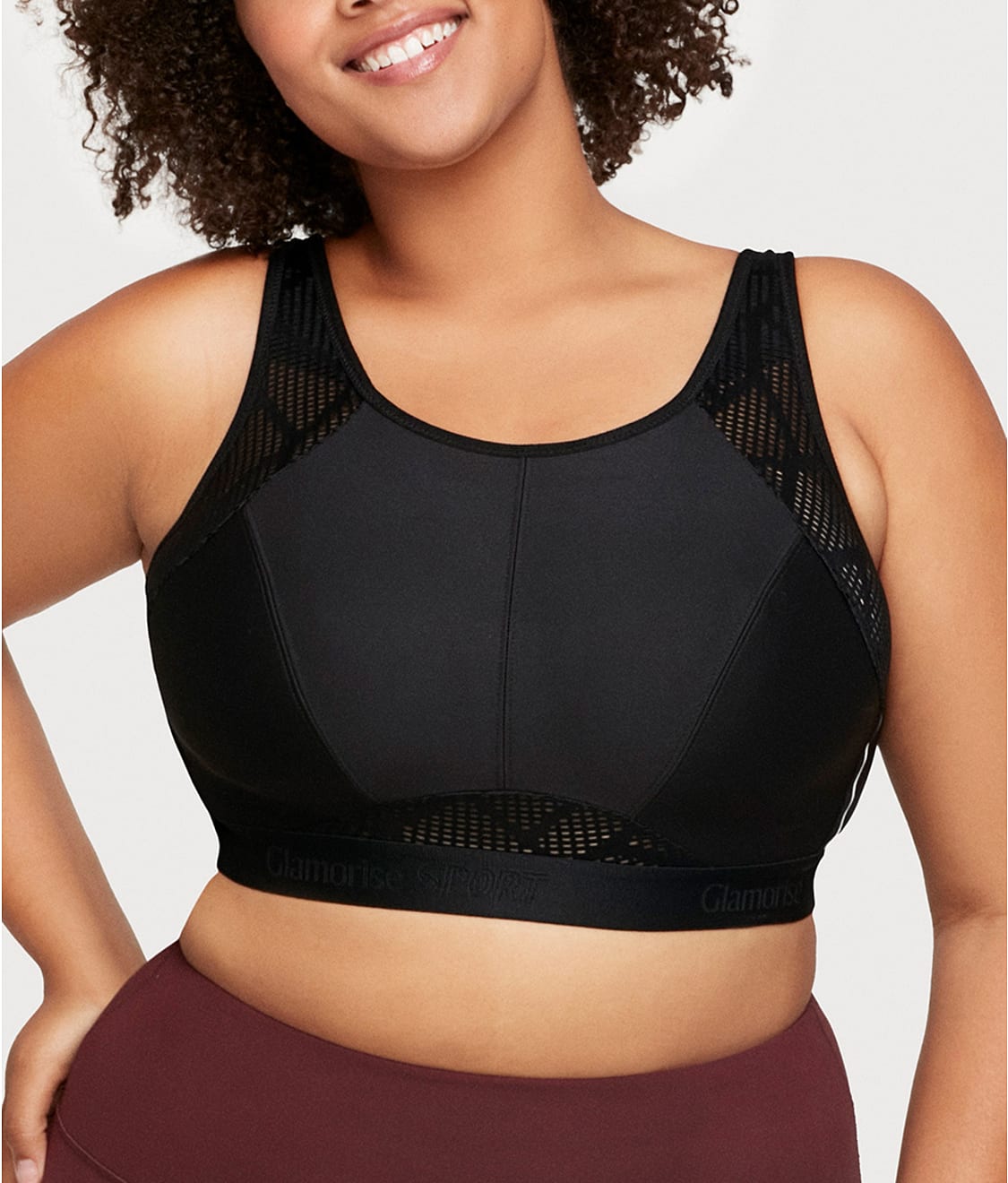 No-Sweat Mesh Wire-Free Sports Bra