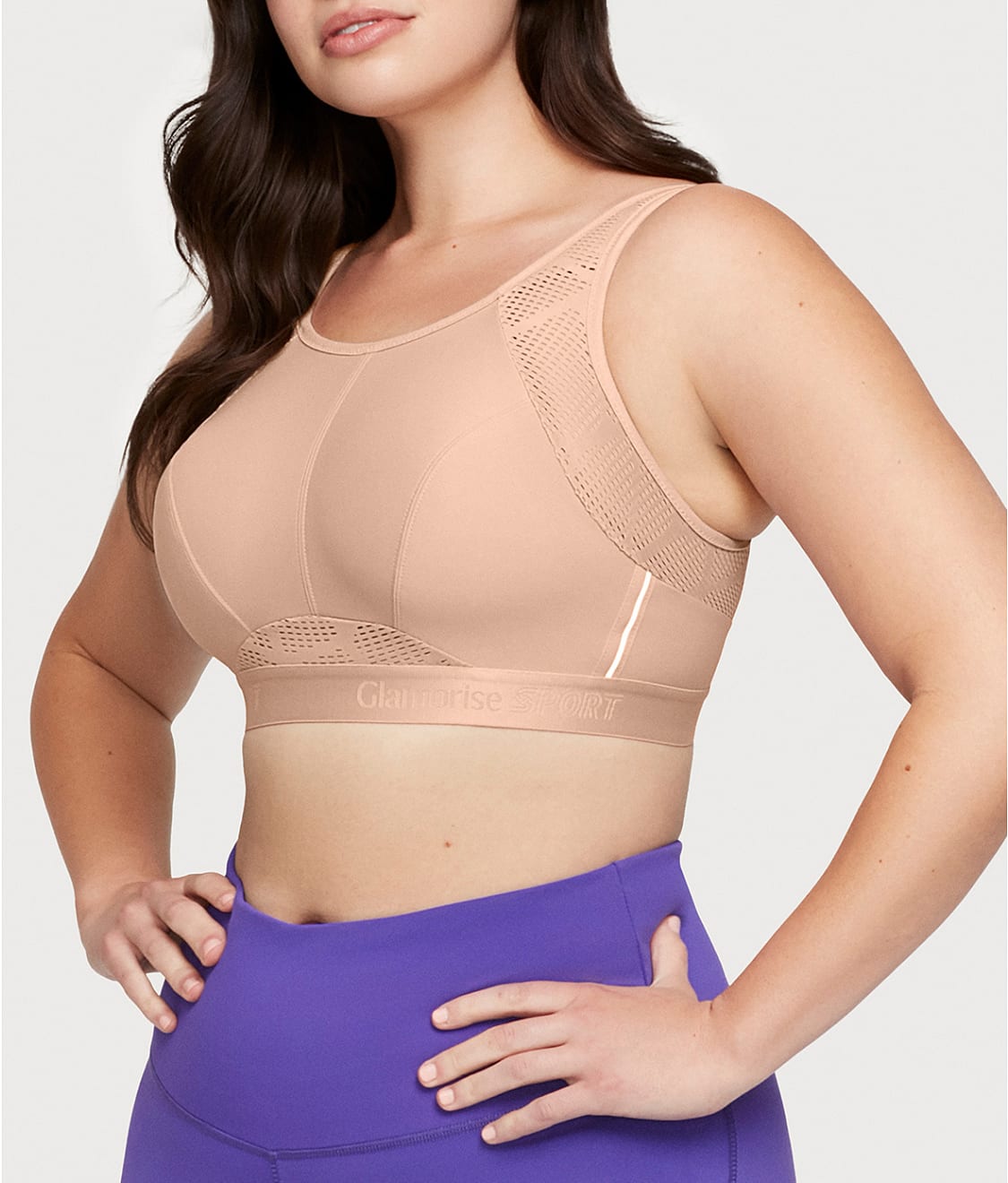 No-Sweat Mesh Wire-Free Sports Bra