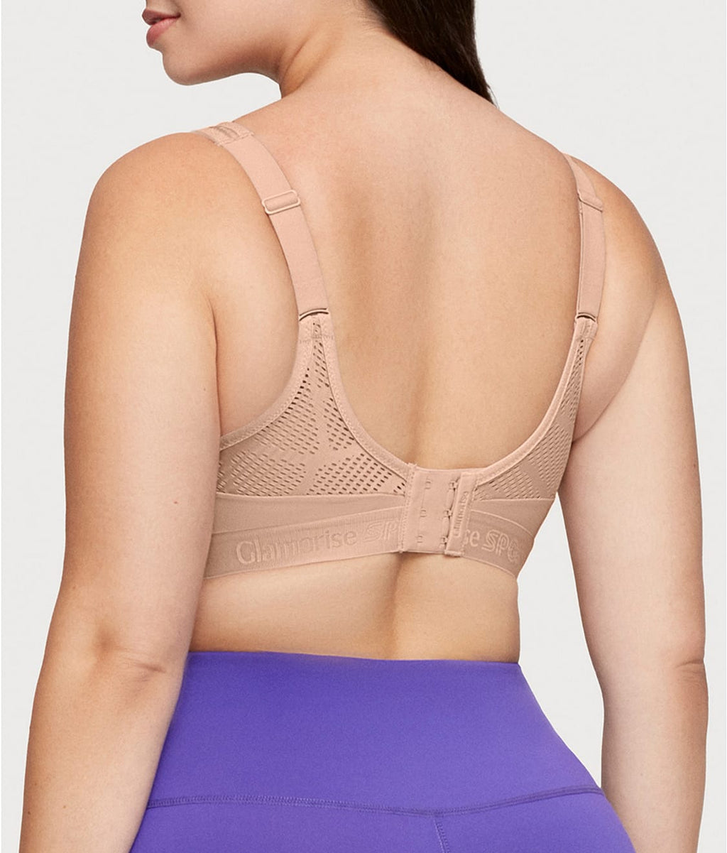 No-Sweat Mesh Wire-Free Sports Bra