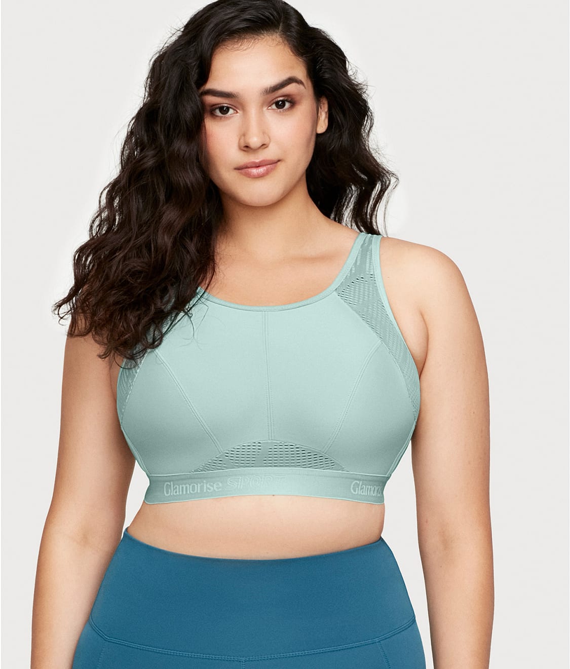 No-Sweat Mesh Wire-Free Sports Bra