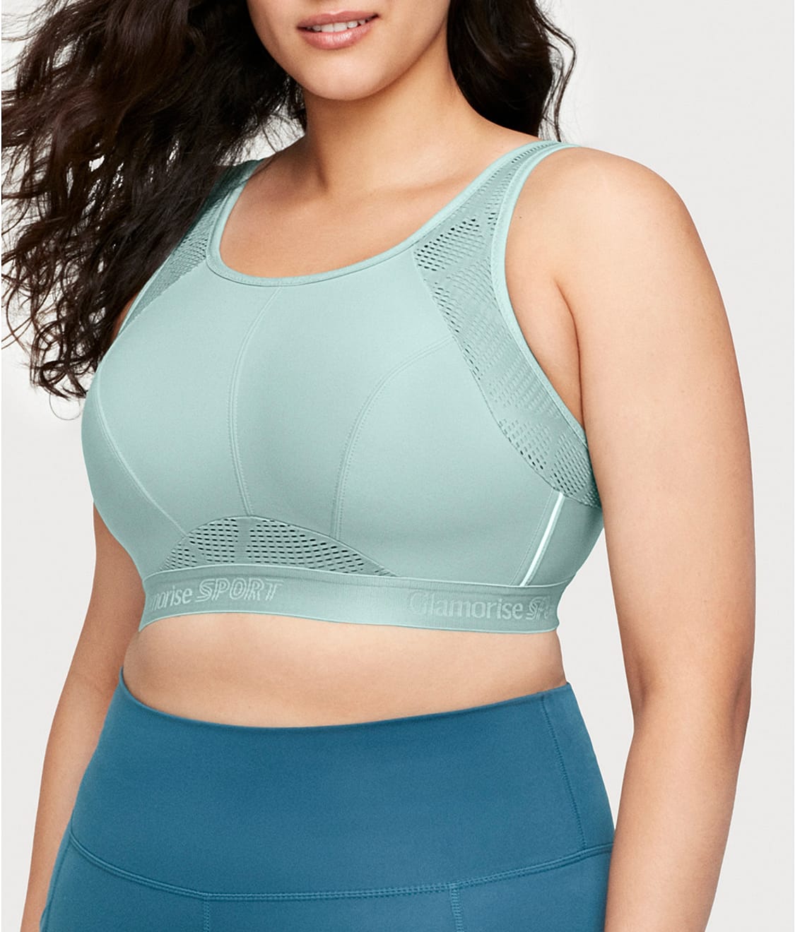 No-Sweat Mesh Wire-Free Sports Bra