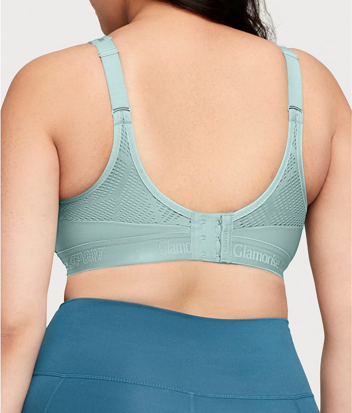 No-Sweat Mesh Wire-Free Sports Bra