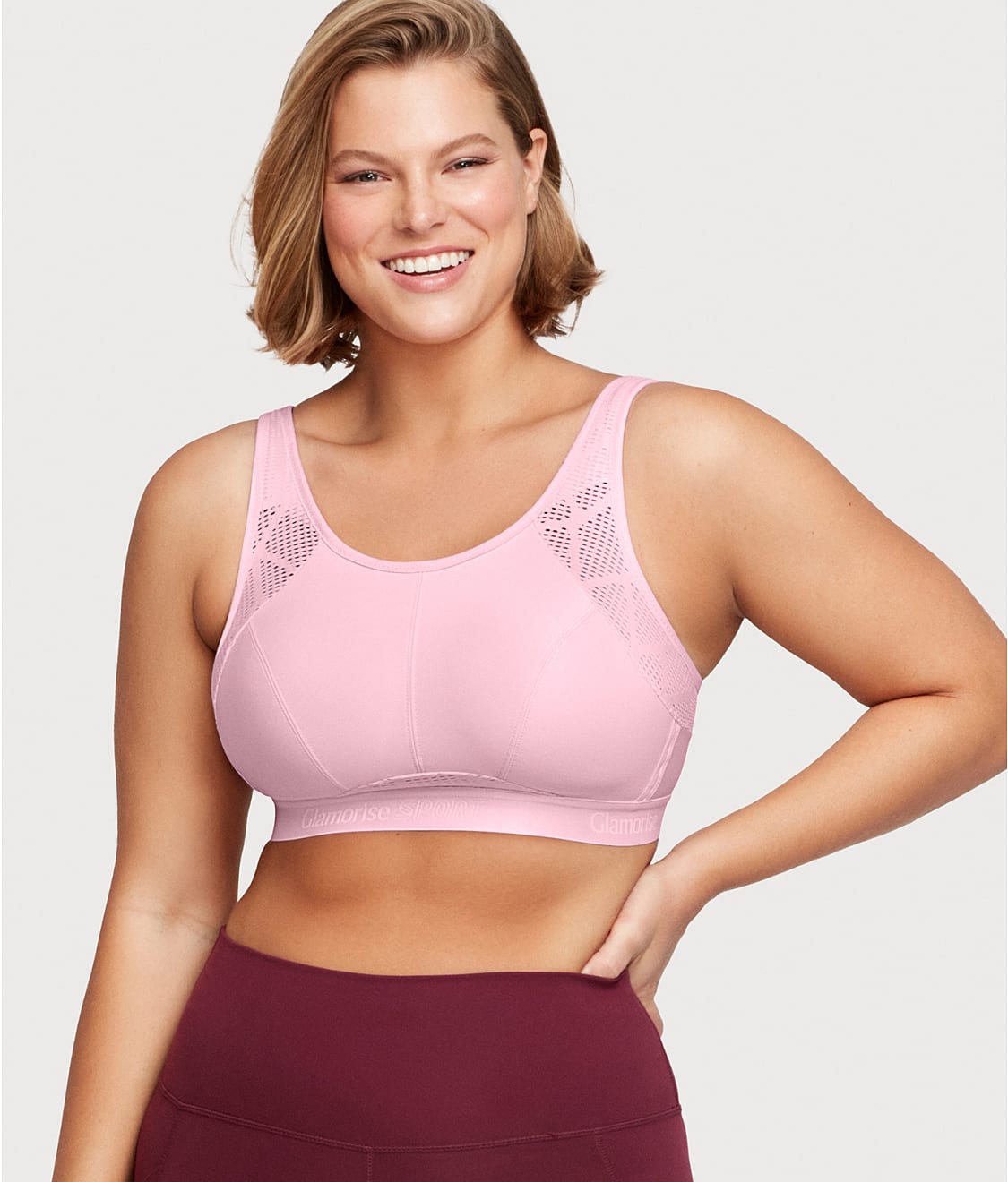 No-Sweat Mesh Wire-Free Sports Bra