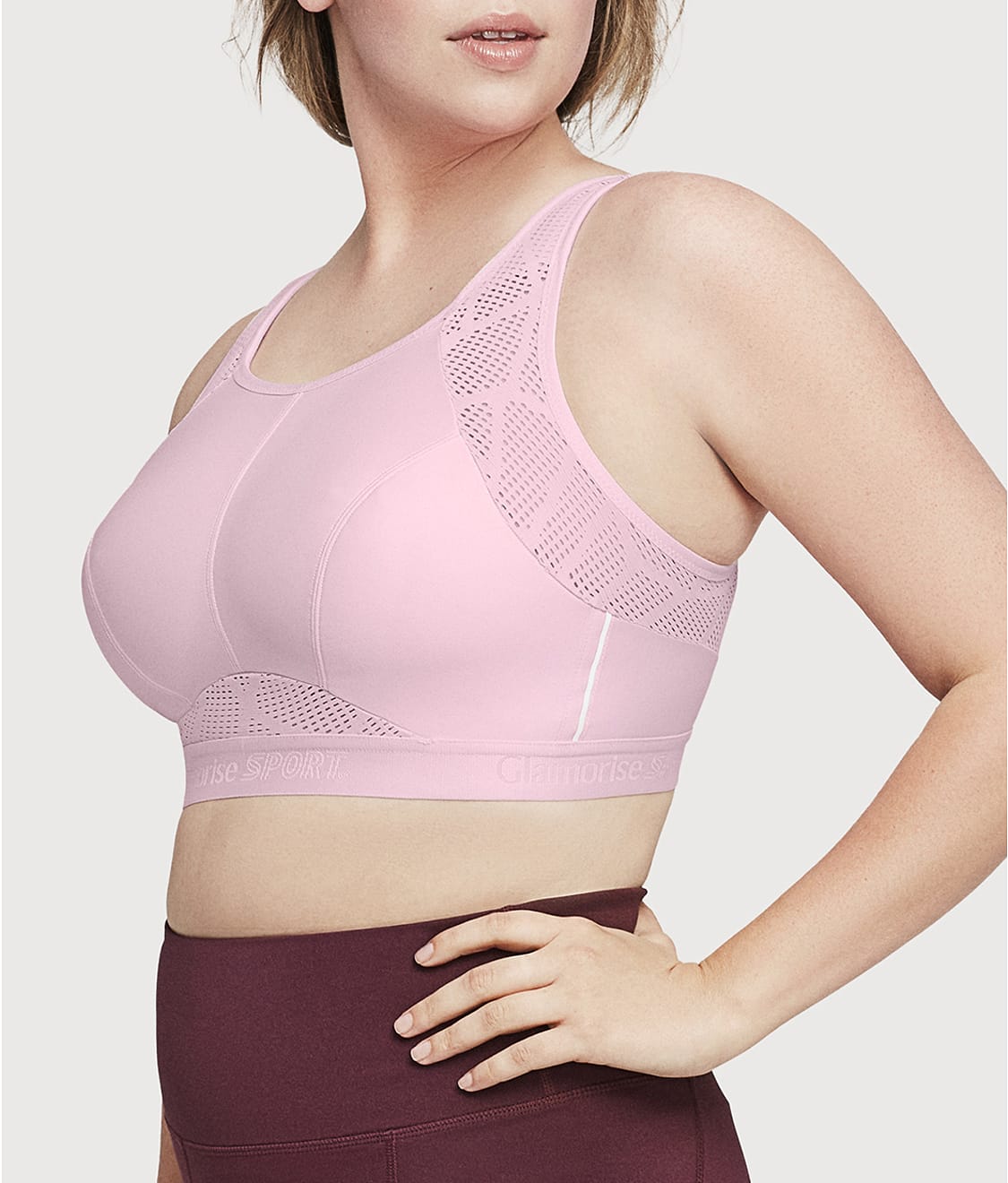 No-Sweat Mesh Wire-Free Sports Bra
