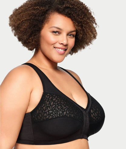 MagicLift Front-Close Racerback Wire-Free Bra