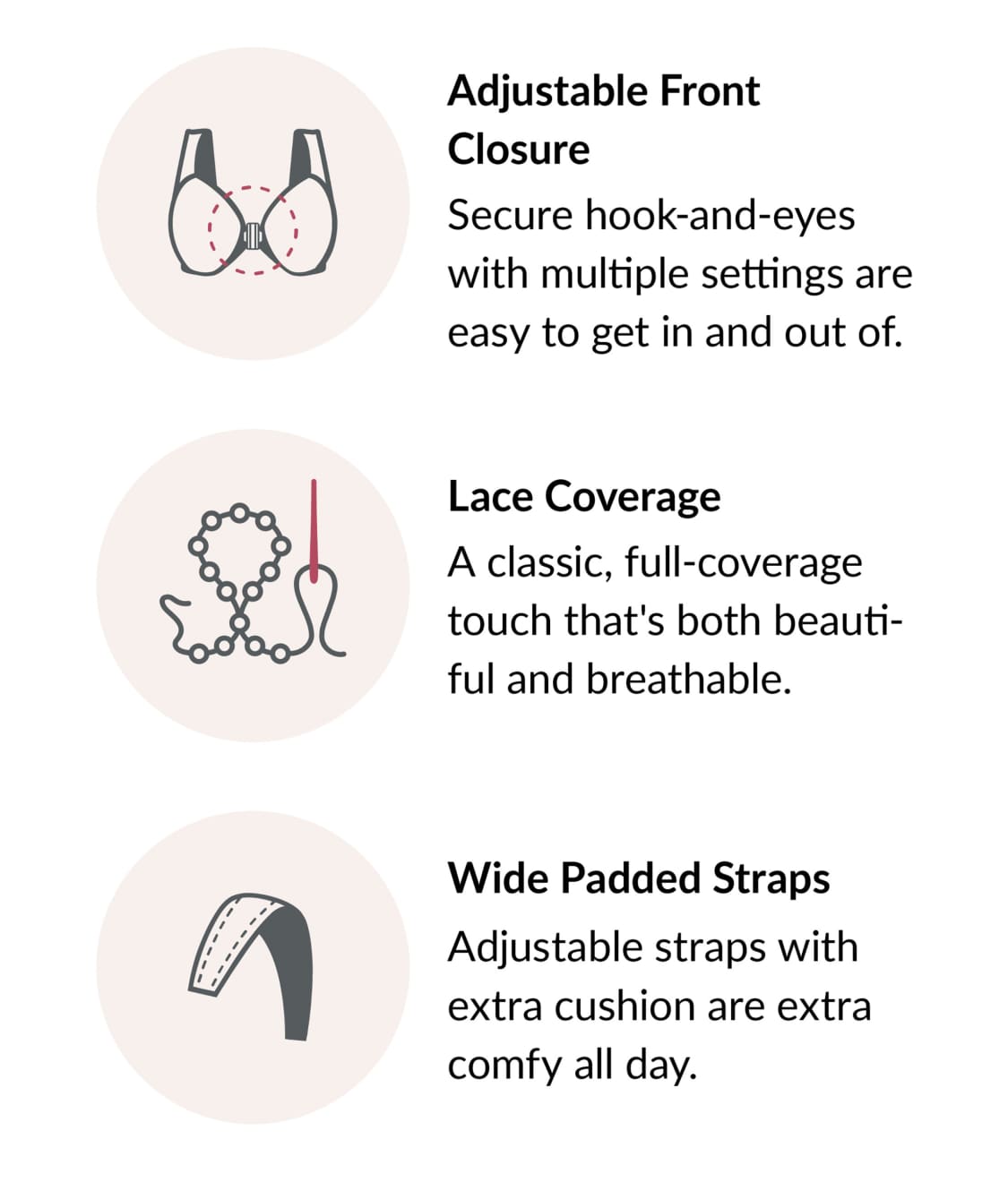 Magiclift Natural Shape Front-Close Wire-Free Bra