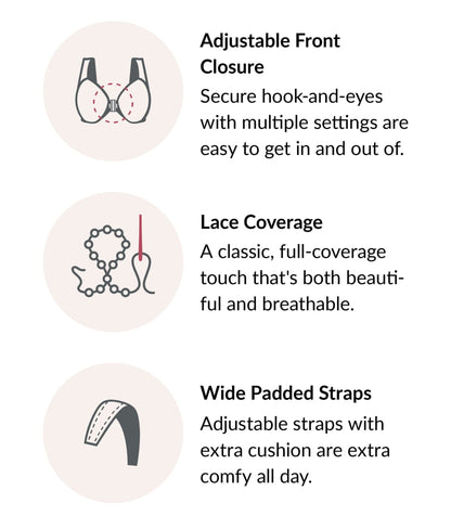 Magiclift Natural Shape Front-Close Wire-Free Bra