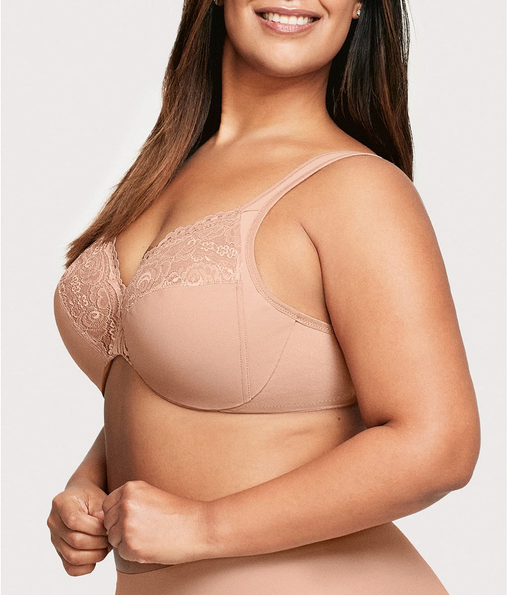 Low Cut WonderWire Lace Bra
