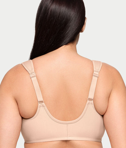 WonderWire Front-Close Cotton Bra