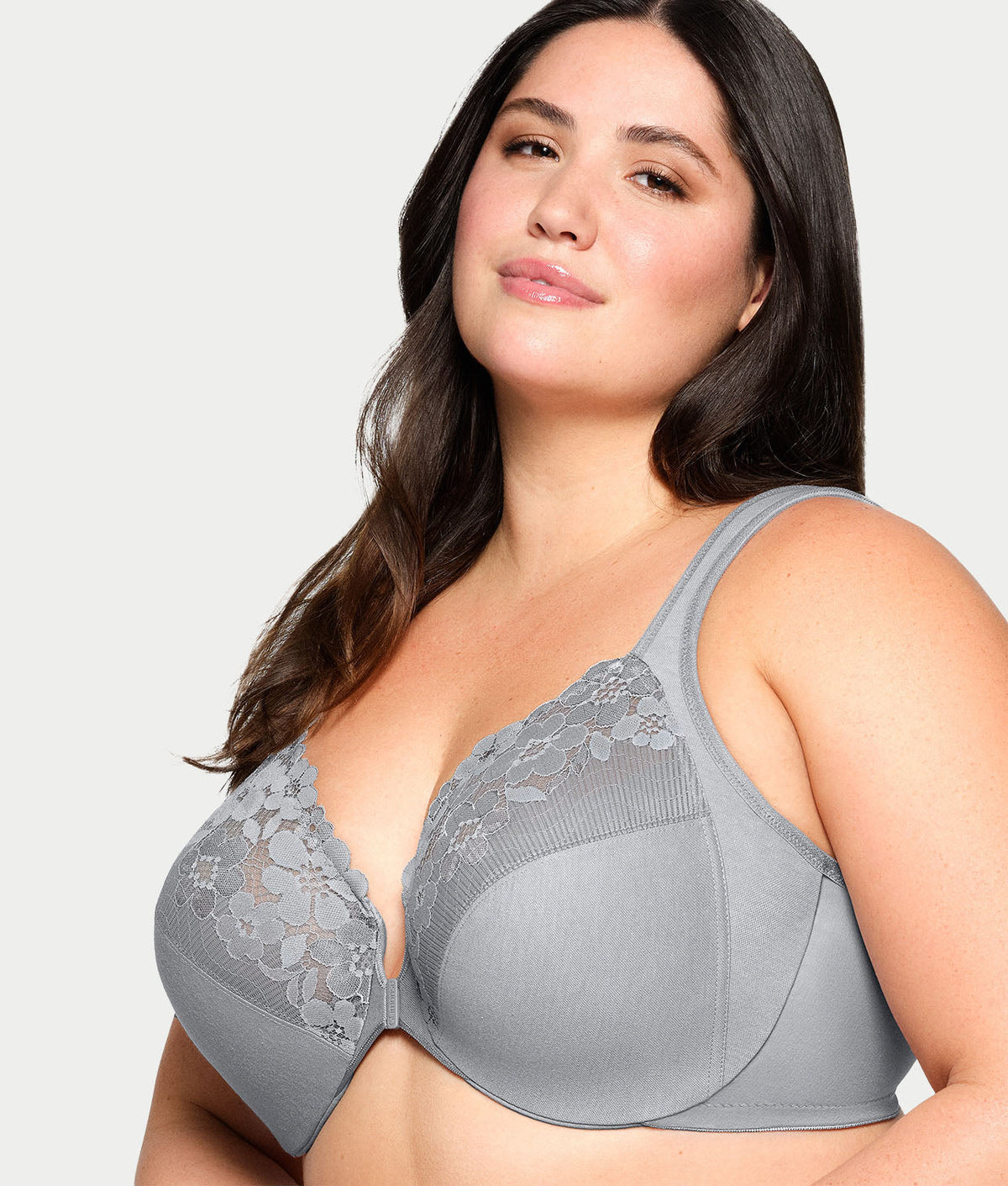 WonderWire Front-Close Cotton Bra