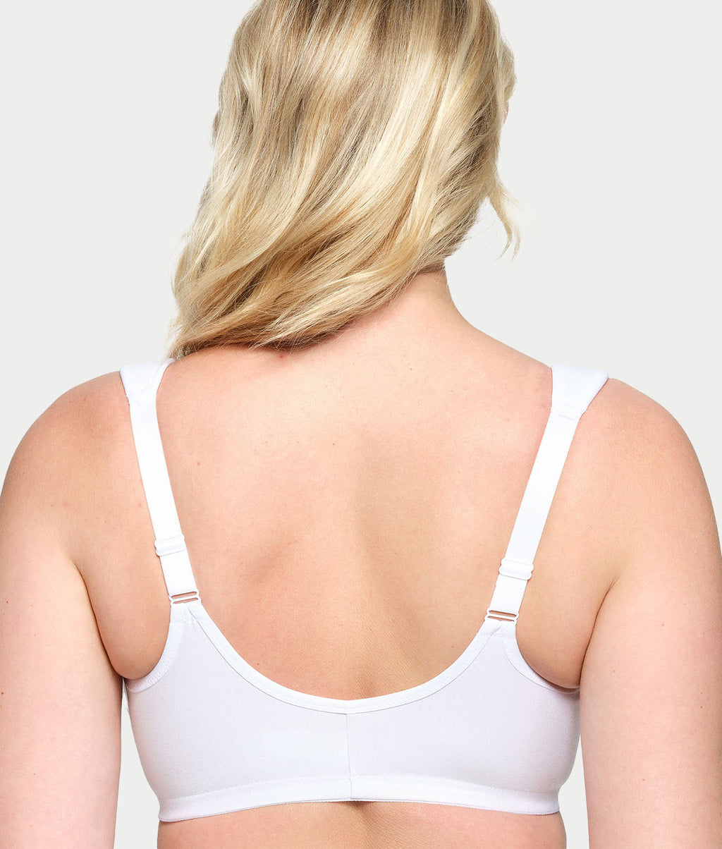 WonderWire Front-Close Cotton Bra