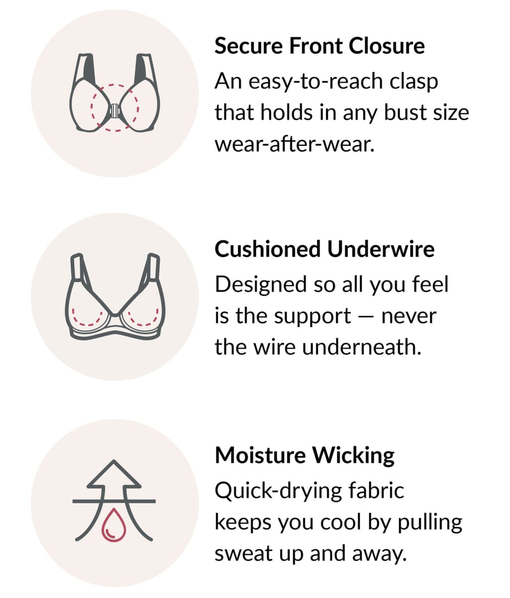 WonderWire Front-Close Bra