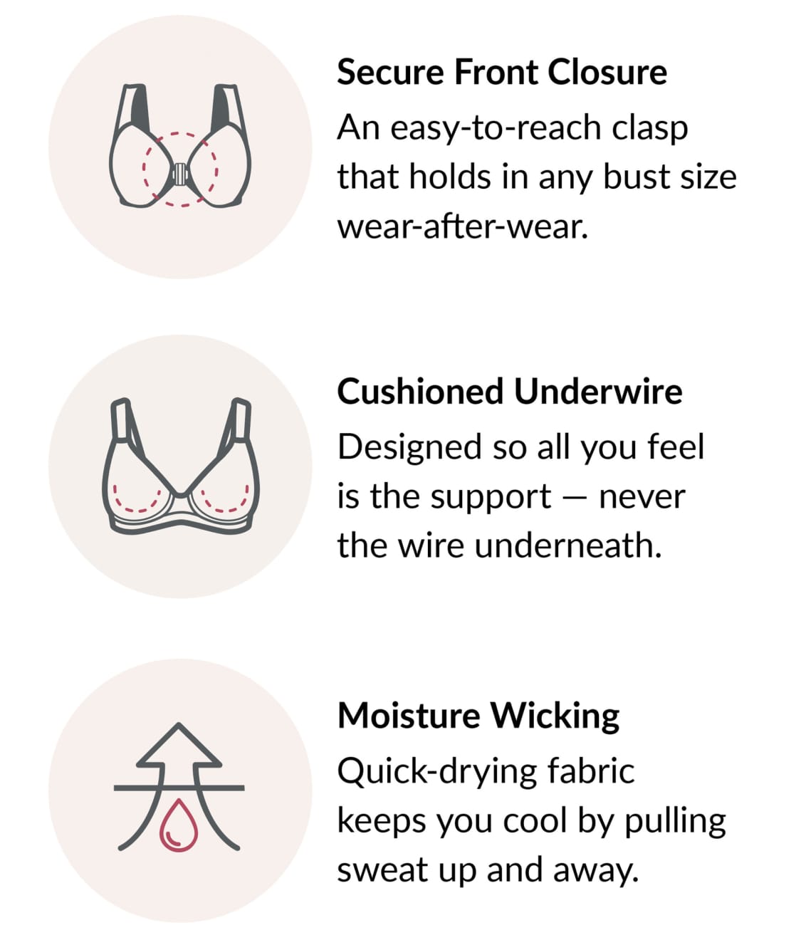 WonderWire Front-Close Bra