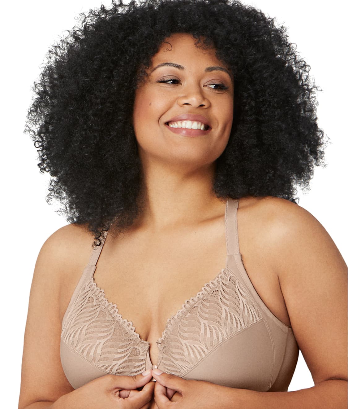 WonderWire Front-Close T-Back Bra