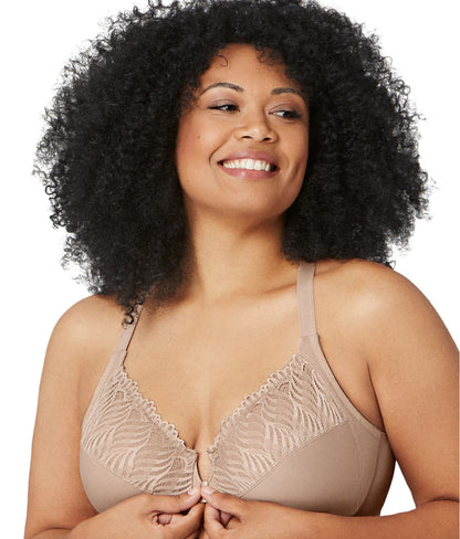 WonderWire Front-Close T-Back Bra
