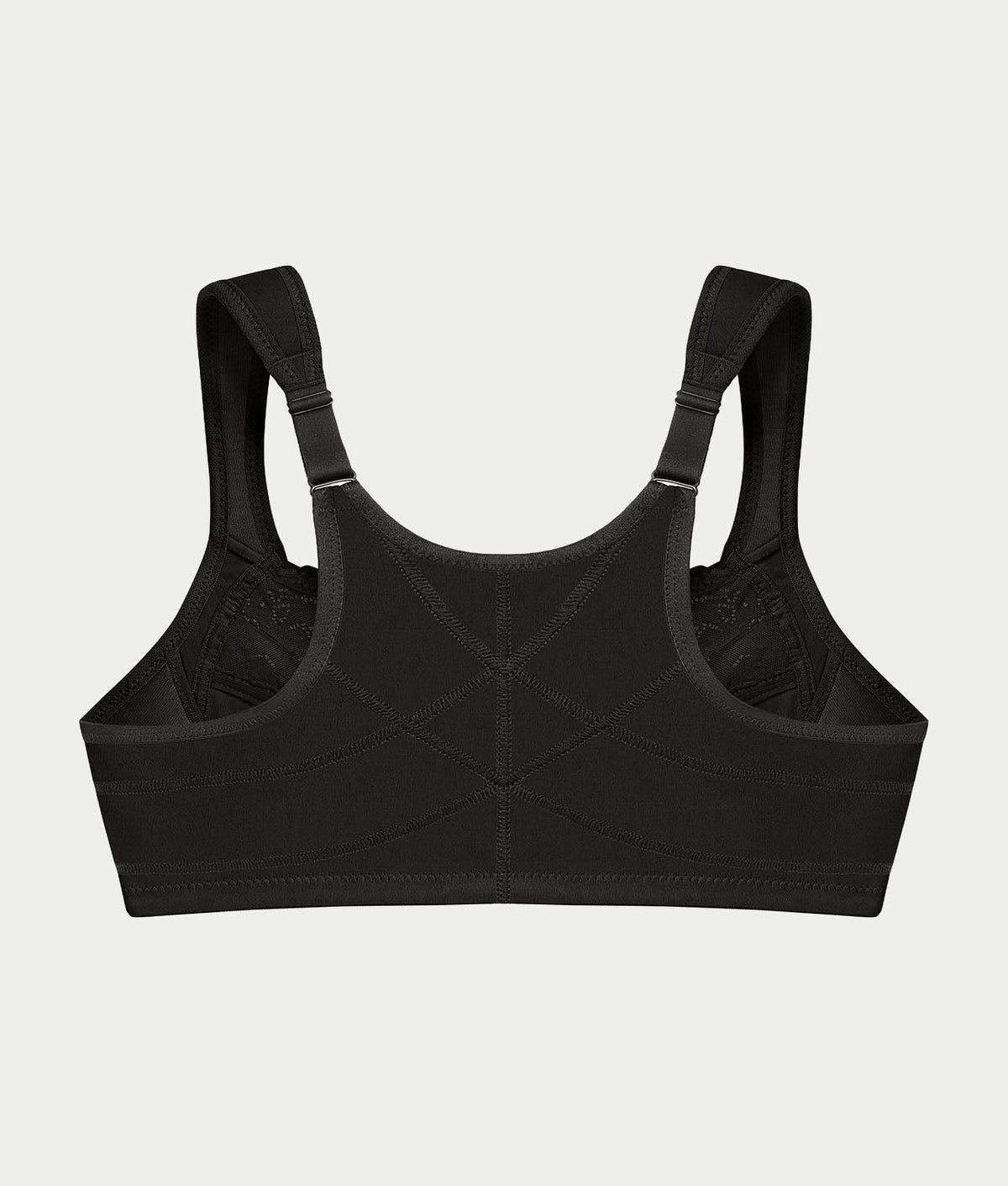 WonderWire Front-Close Posture Back Lace Bra