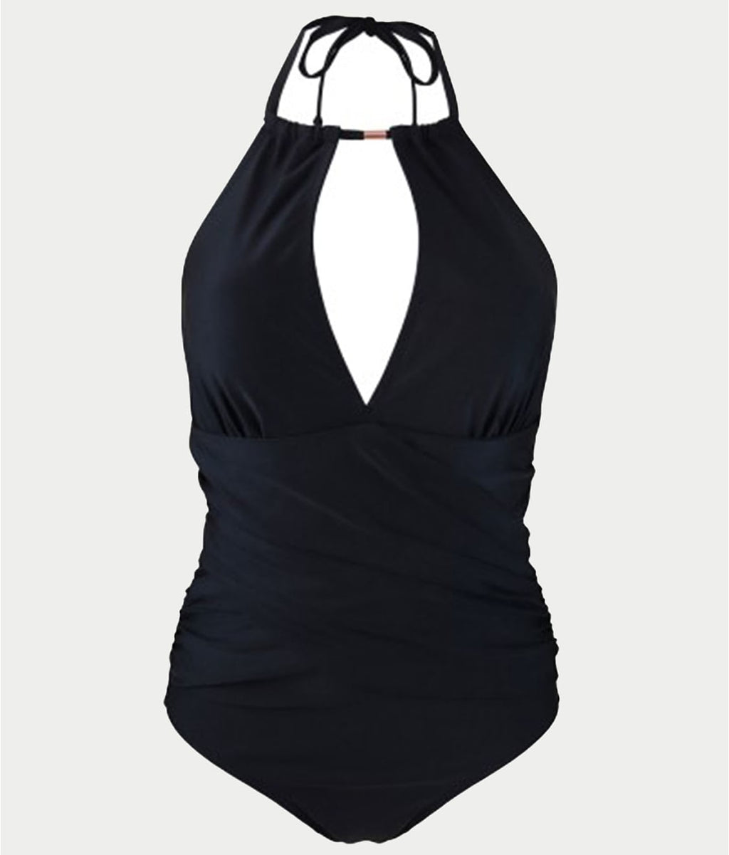 Ring Neck Control One-Piece