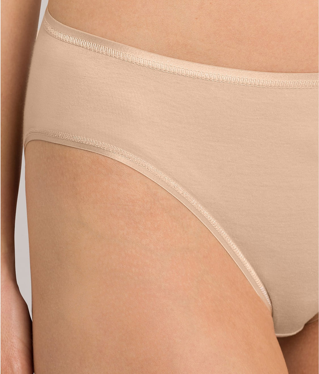 Cotton Seamless Hi-Cut Brief