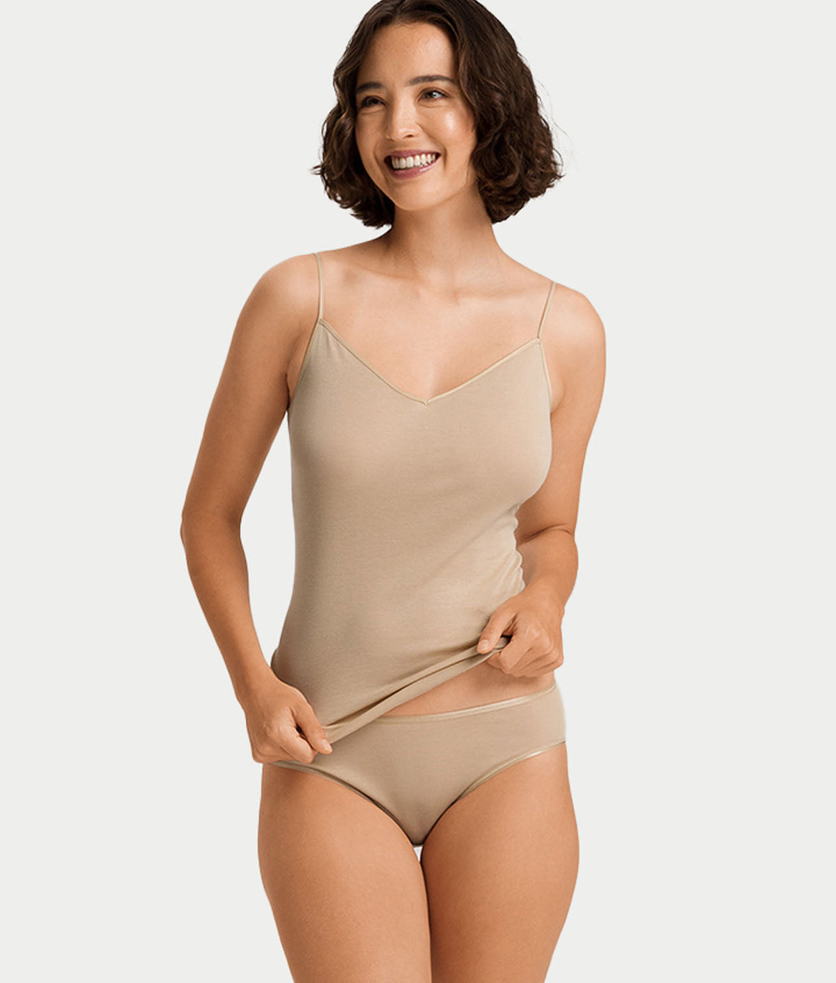 Cotton Seamless Hi-Cut Brief