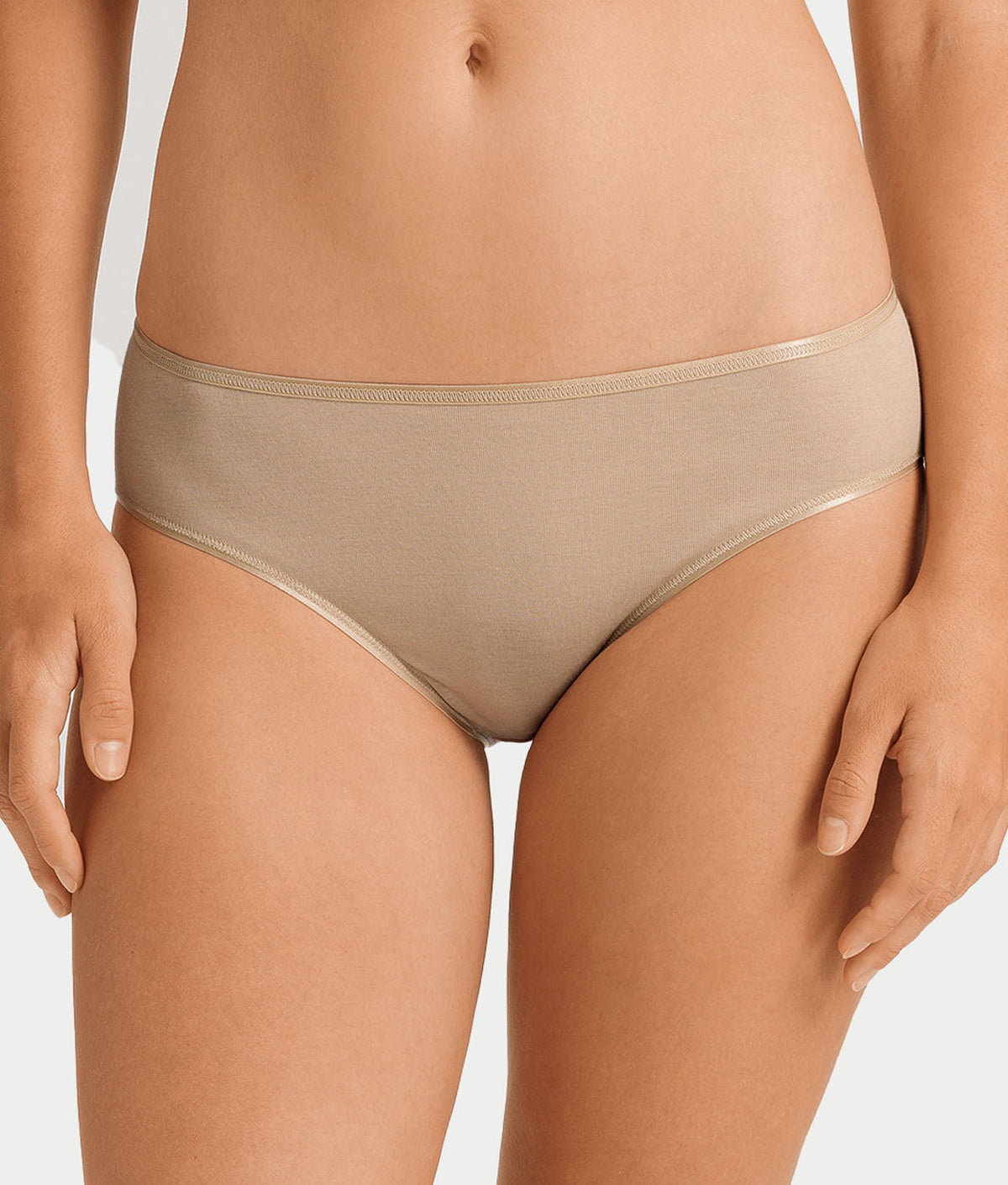 Cotton Seamless Hi-Cut Brief