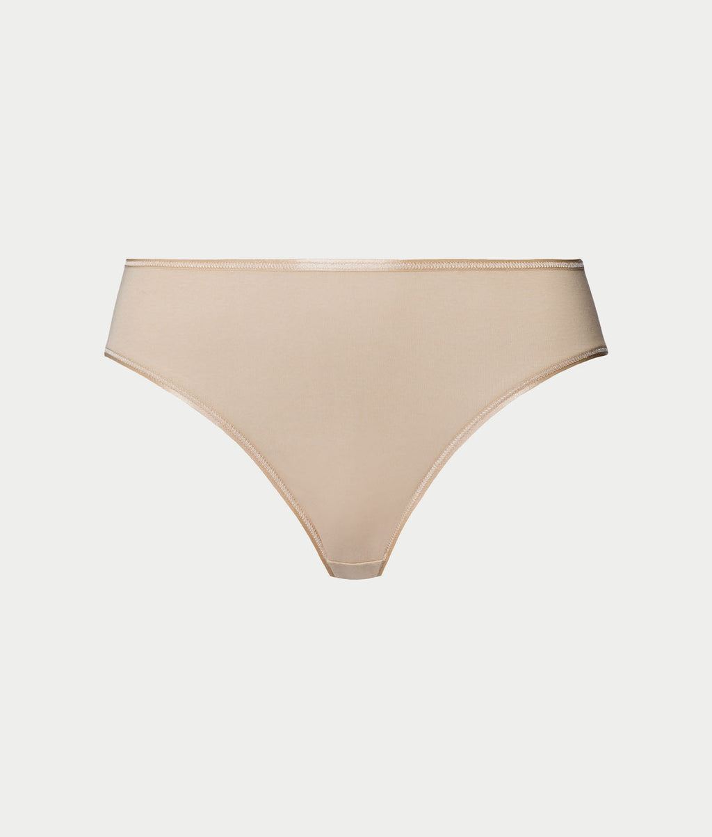 Cotton Seamless Hi-Cut Brief