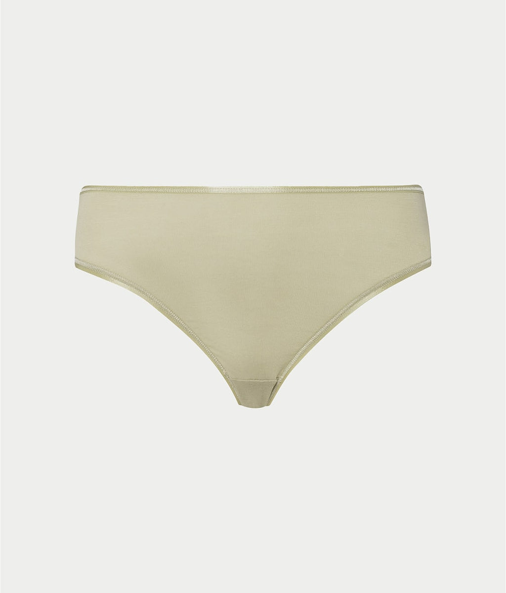 Cotton Seamless Hi-Cut Brief