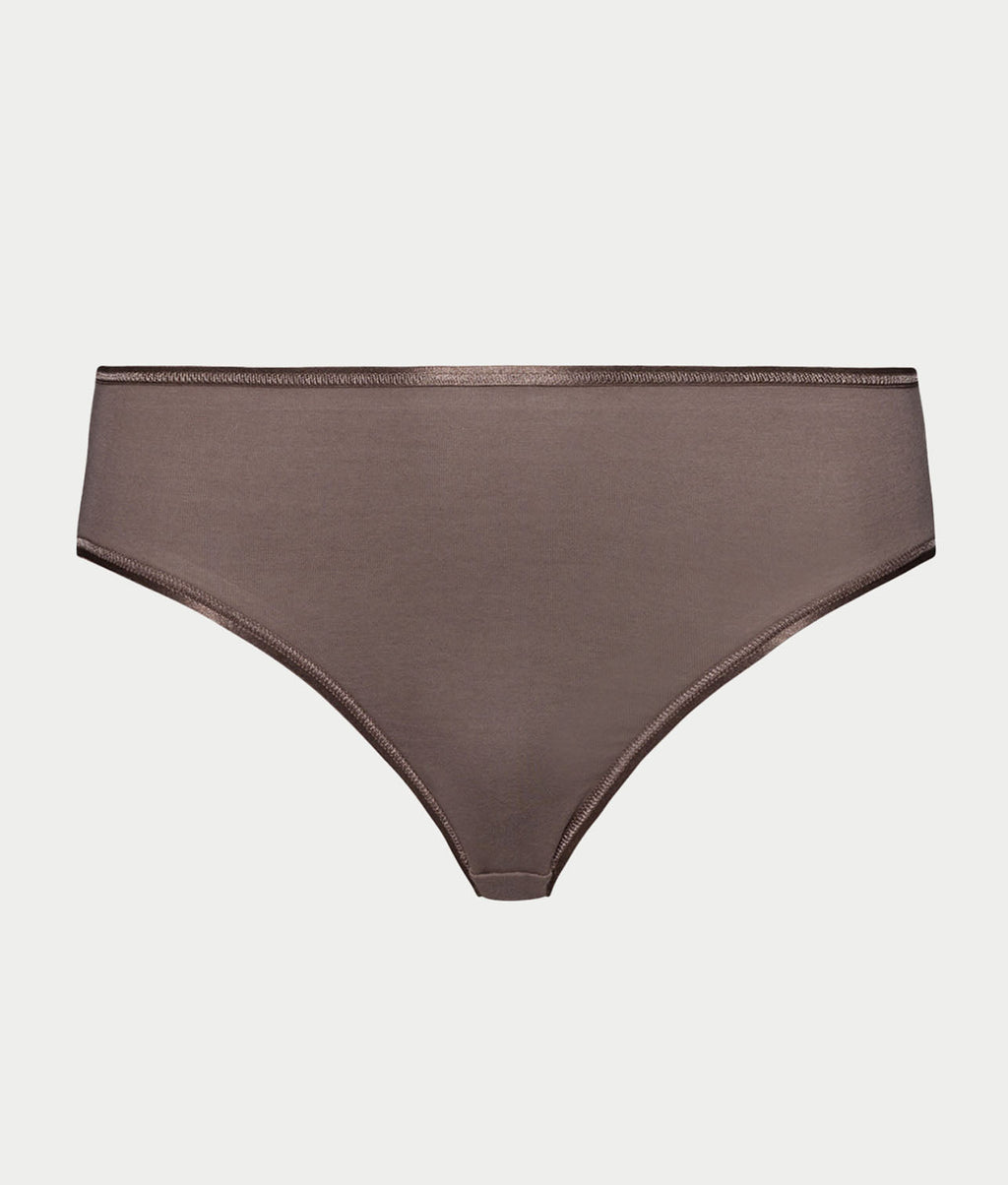 Cotton Seamless Hi-Cut Brief