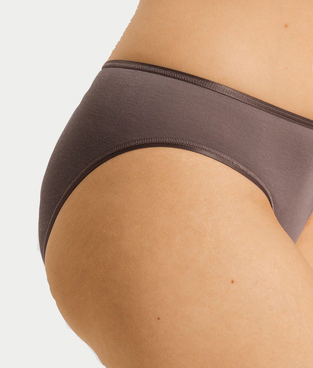 Cotton Seamless Hi-Cut Brief