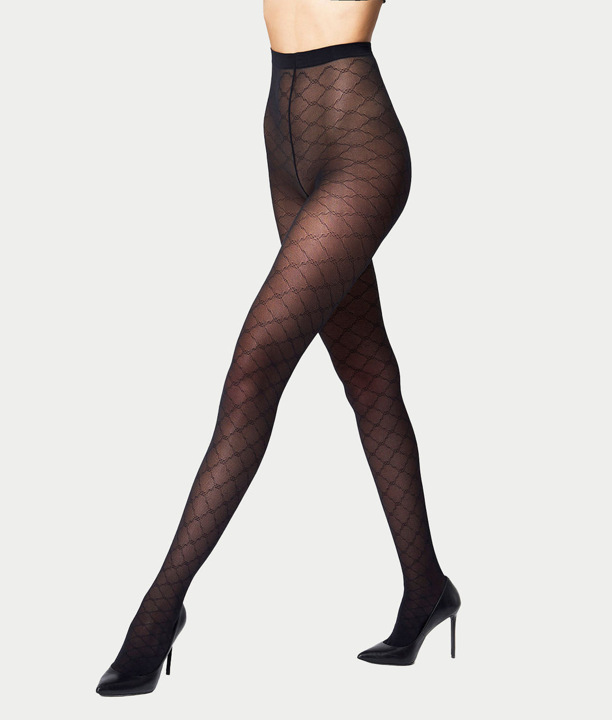 Sheer Pattern Tights