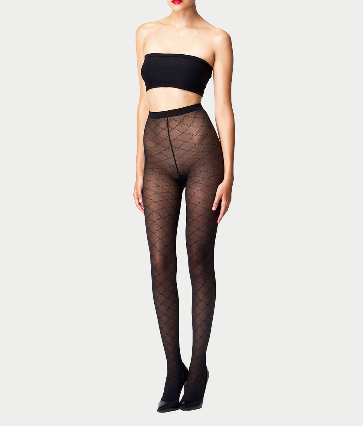 Sheer Pattern Tights