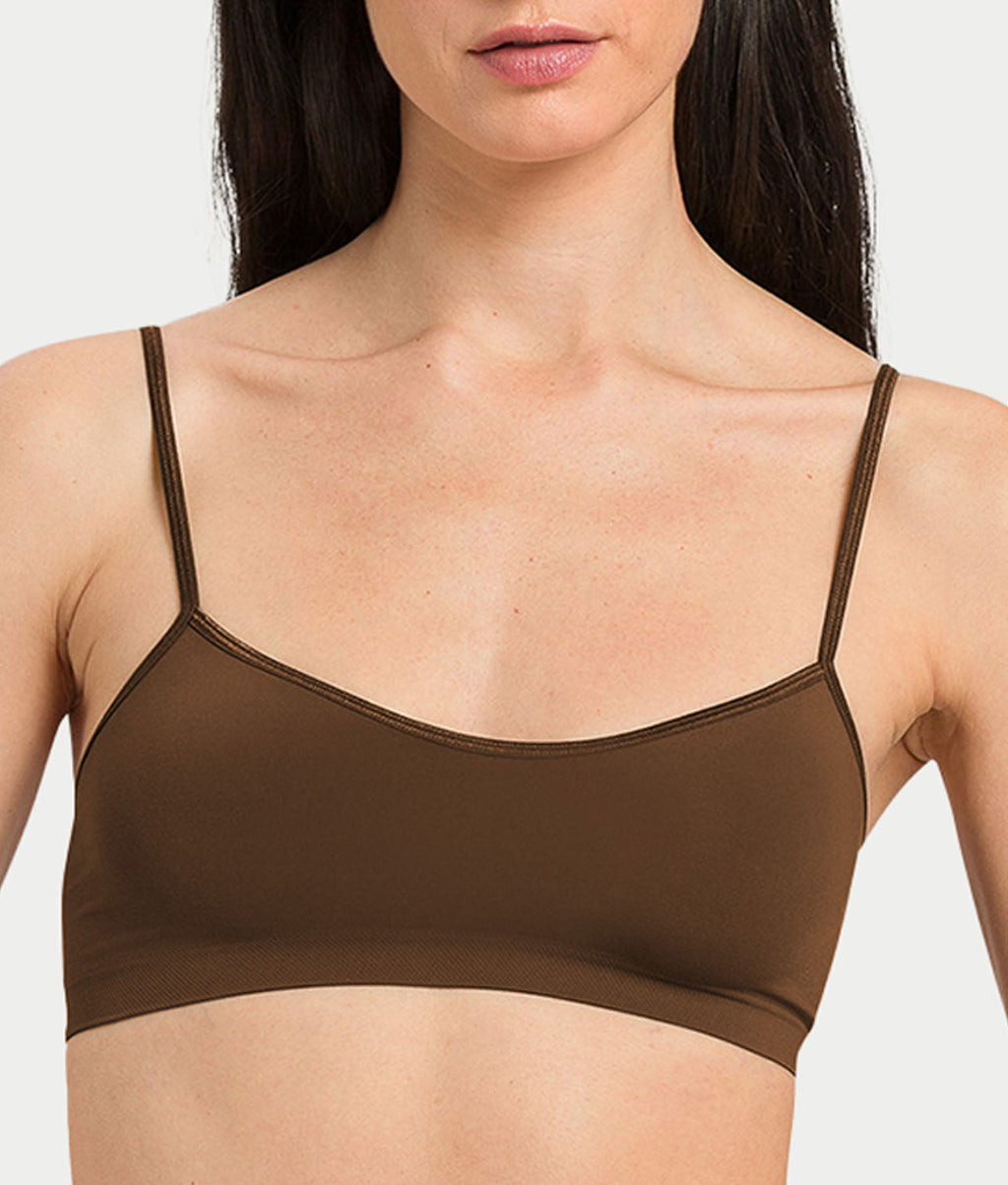 Touch Feeling Spaghetti Crop Top
