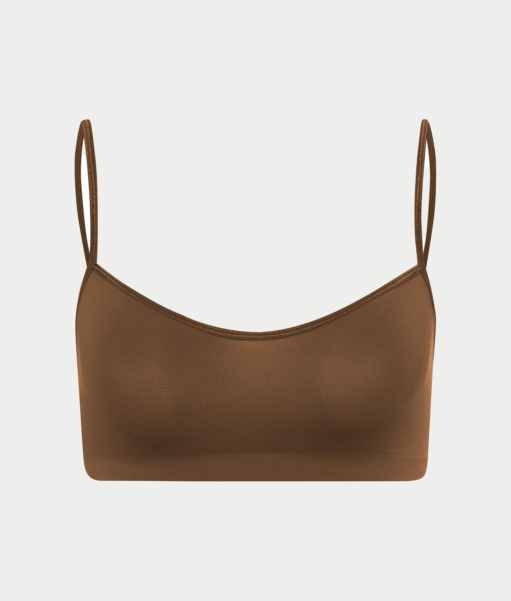 Touch Feeling Spaghetti Crop Top
