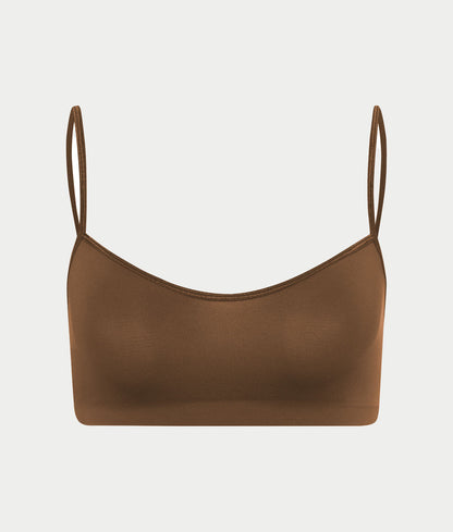 Touch Feeling Spaghetti Crop Top
