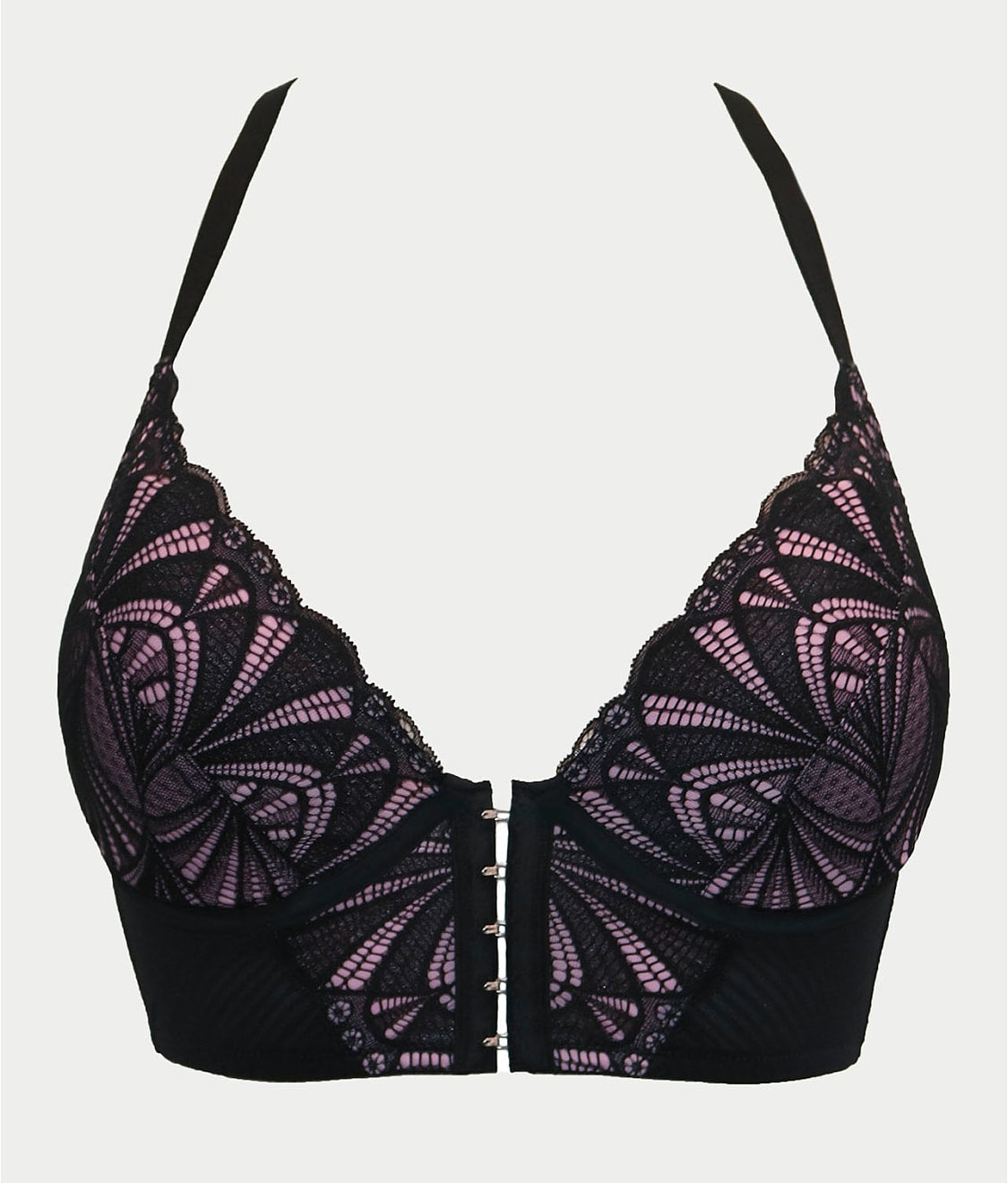 New Romance Front-Close Longline Bra