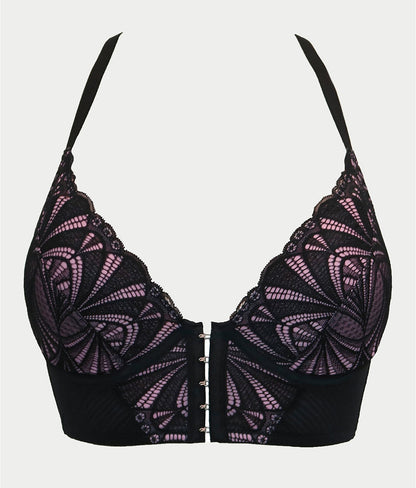 New Romance Front-Close Longline Bra