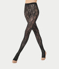 Infinite Rose Net Tights